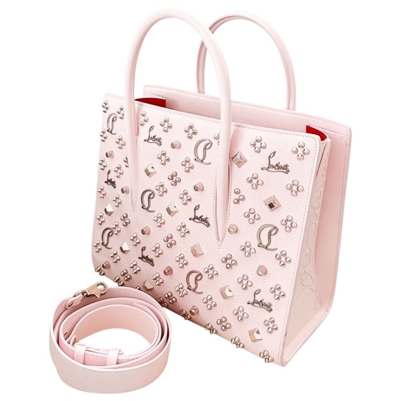 CHRISTIAN LOUBOUTIN Paloma Medium Leather Top-Handle Bag. 23 - Picture 1 of 16